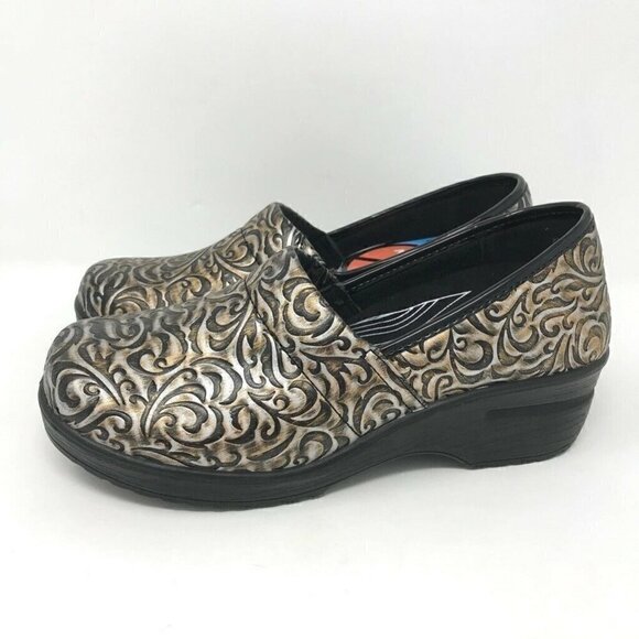 Easy Works By Easy Street Clog Shoes Black 8.5 W - Picture 5 of 11